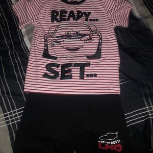 T shirt and shorts set